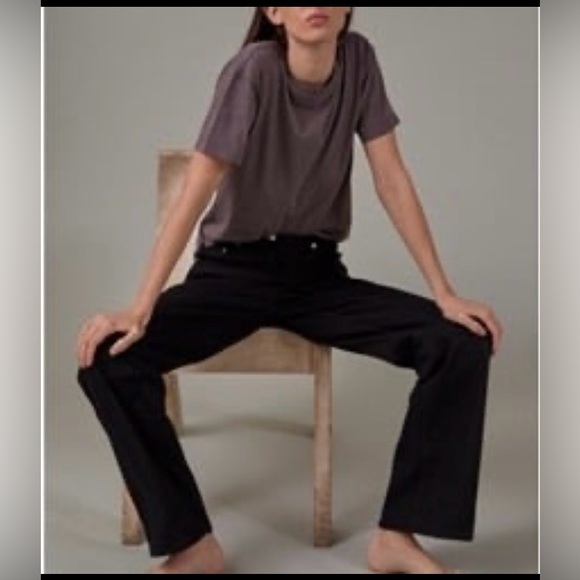 Thakoon Denim - Thakoon Black High Waisted Denim pant. Sz 2. $145